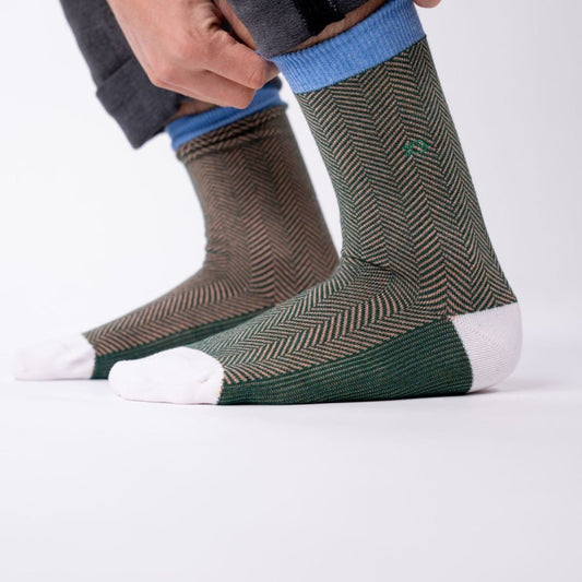 Chaussettes Chevrons - Broceliande - Taille 41/46 — Billybelt , Lyon