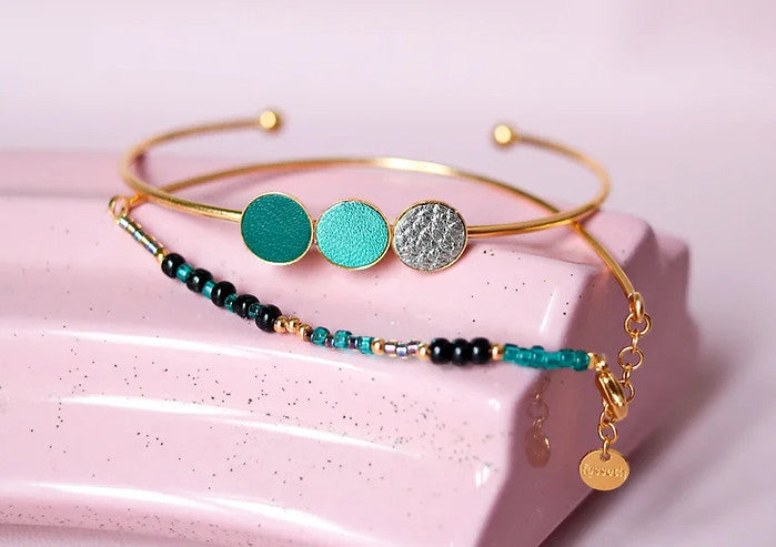 Bracelet/jonc Trio Gallica - Sirène — Fosseth , Lyon