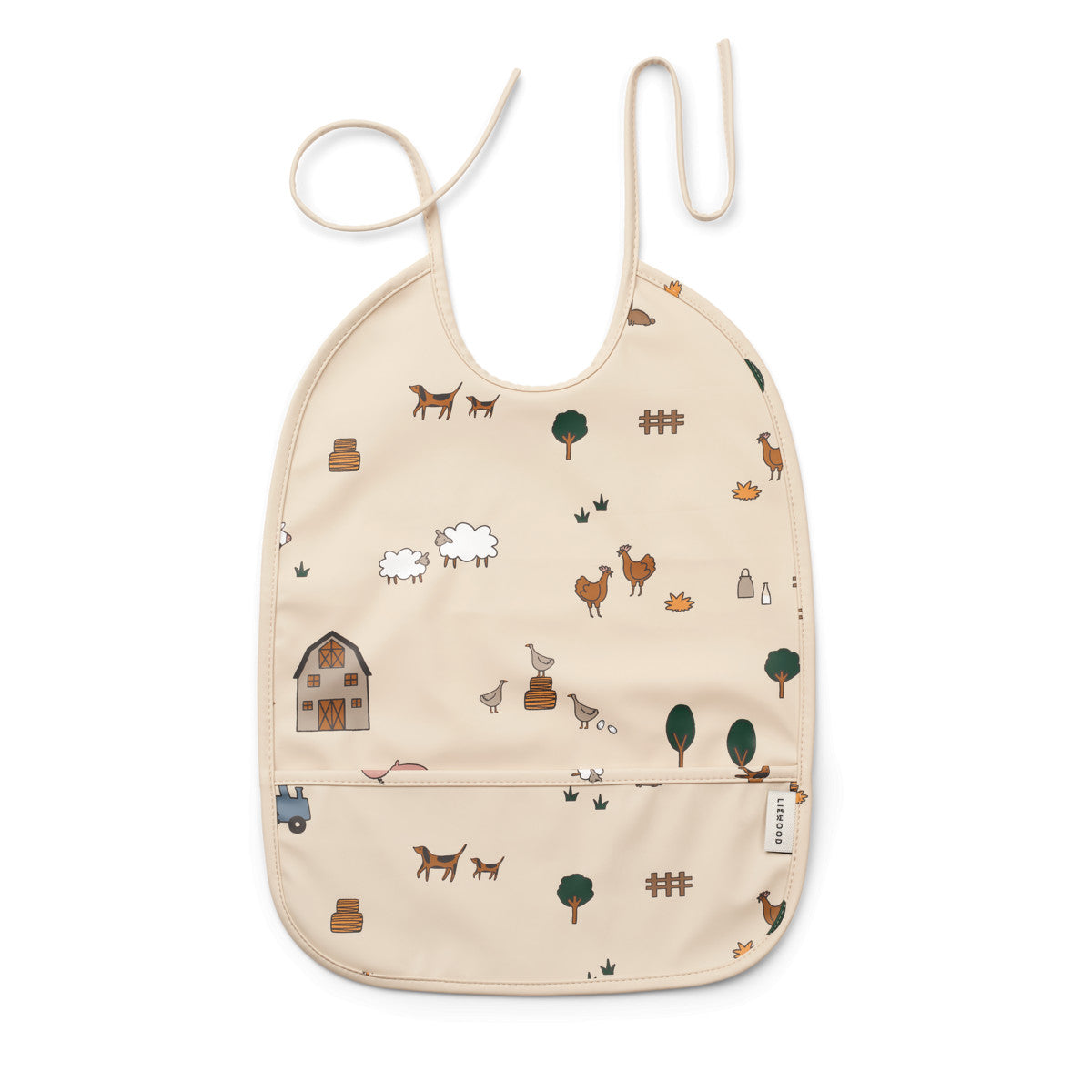 Bavoir déperlant - Farm/Sandy — Liewood , Lyon