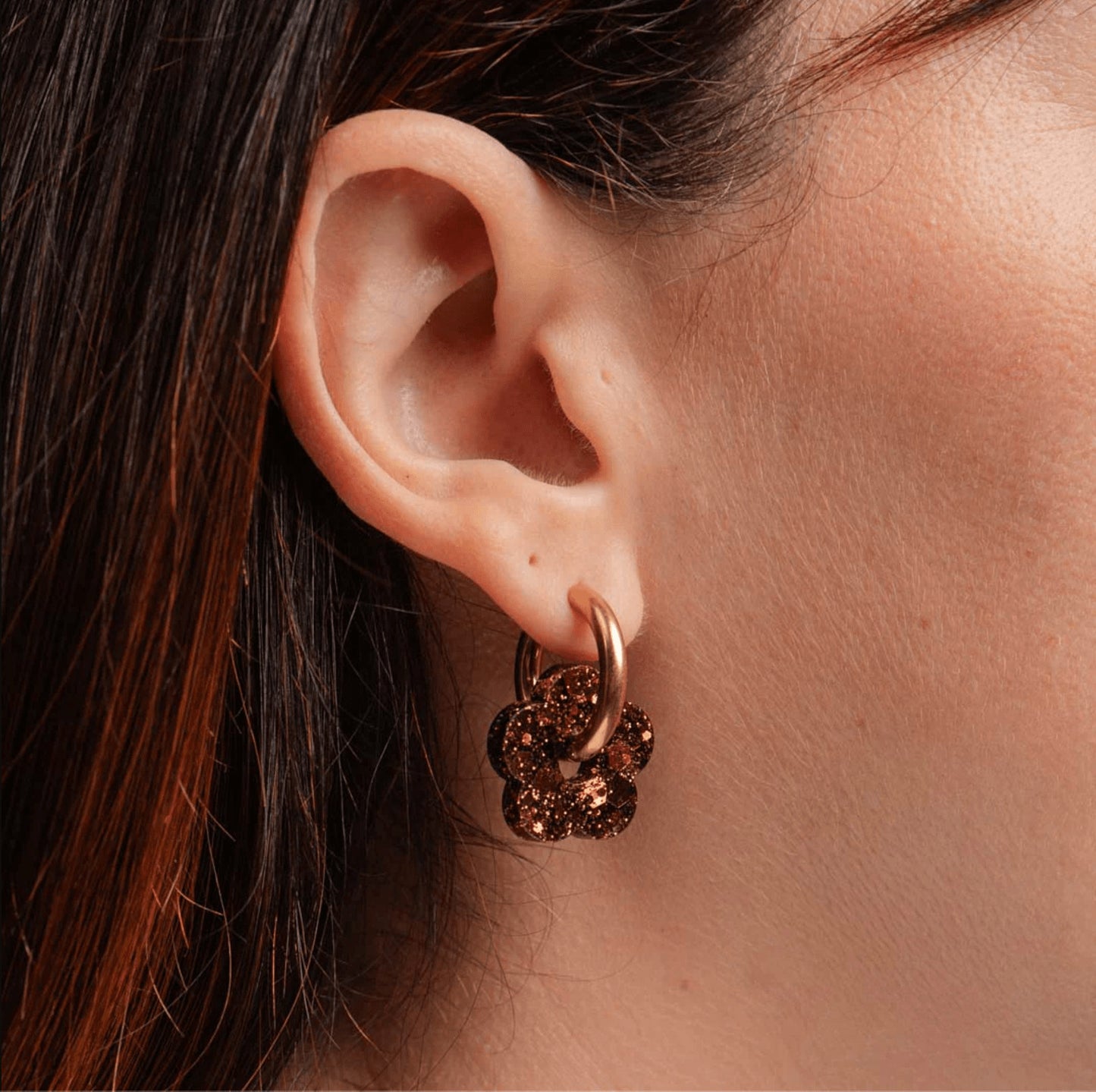 Créoles fleurs - Chocolat — Les nicolettes , Lyon