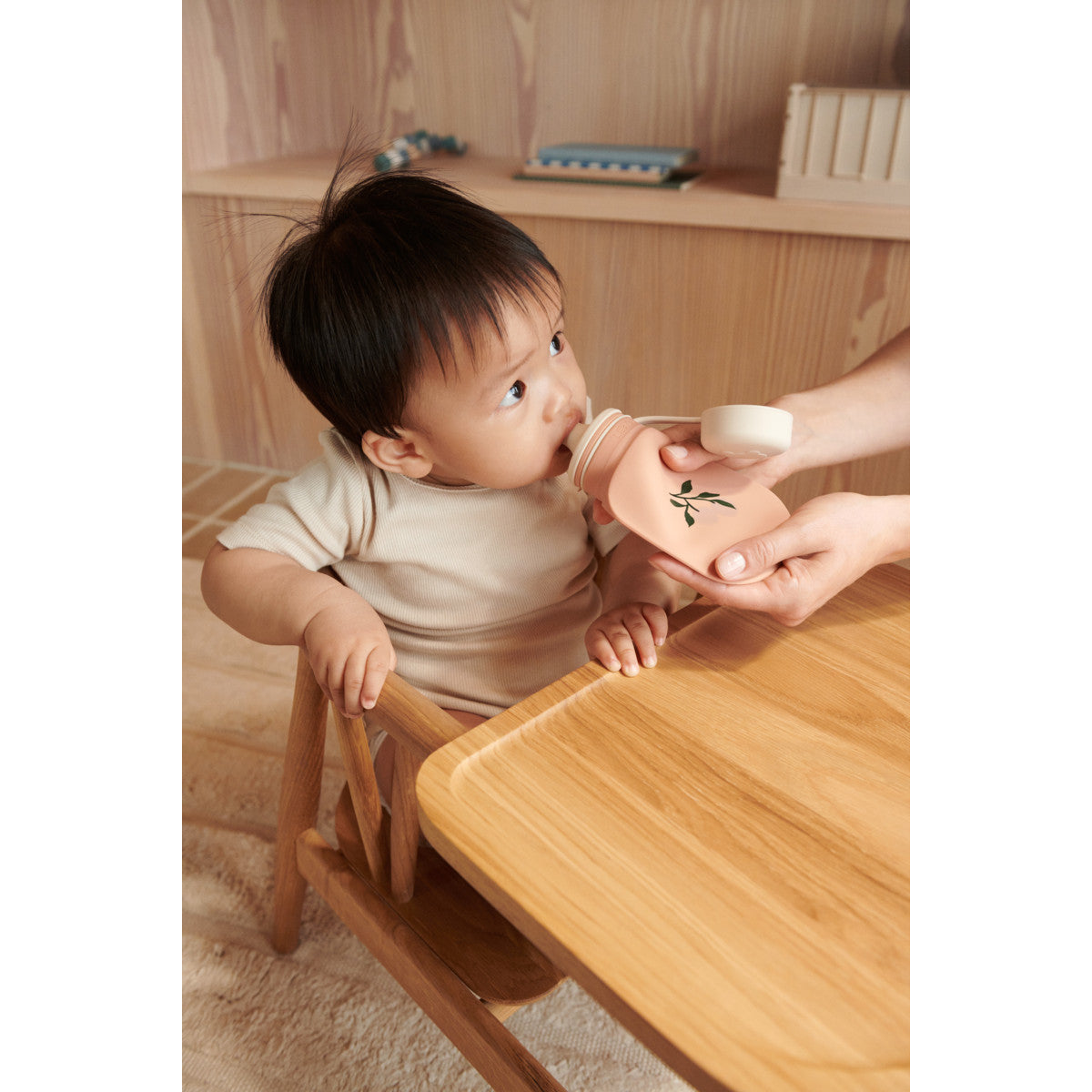 Duo de gourdes Lizzie - Peach / Sea shell — Liewood , Lyon