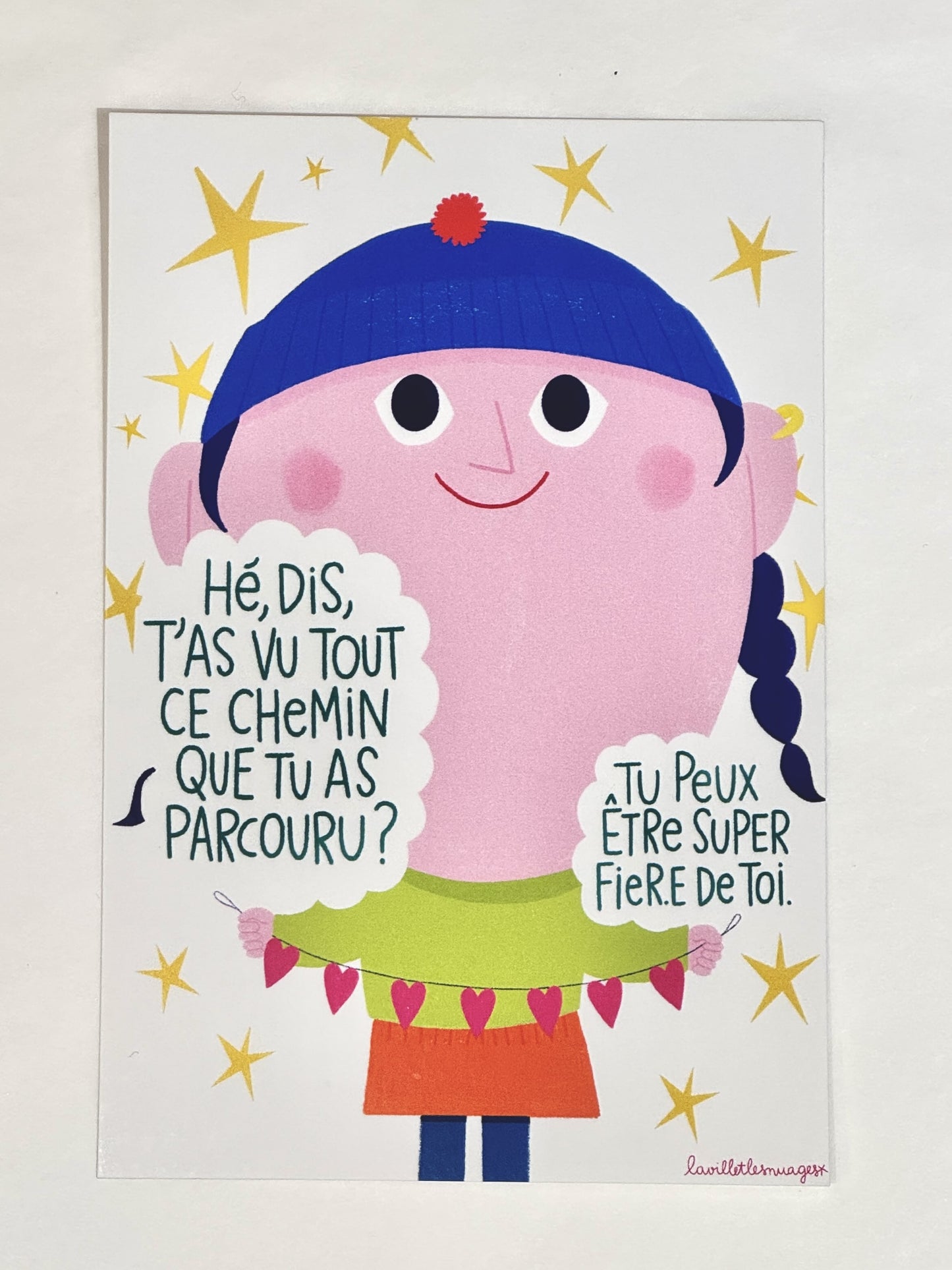 Carte simple Chemin parcouru — Lavilletlesnuages , Lyon