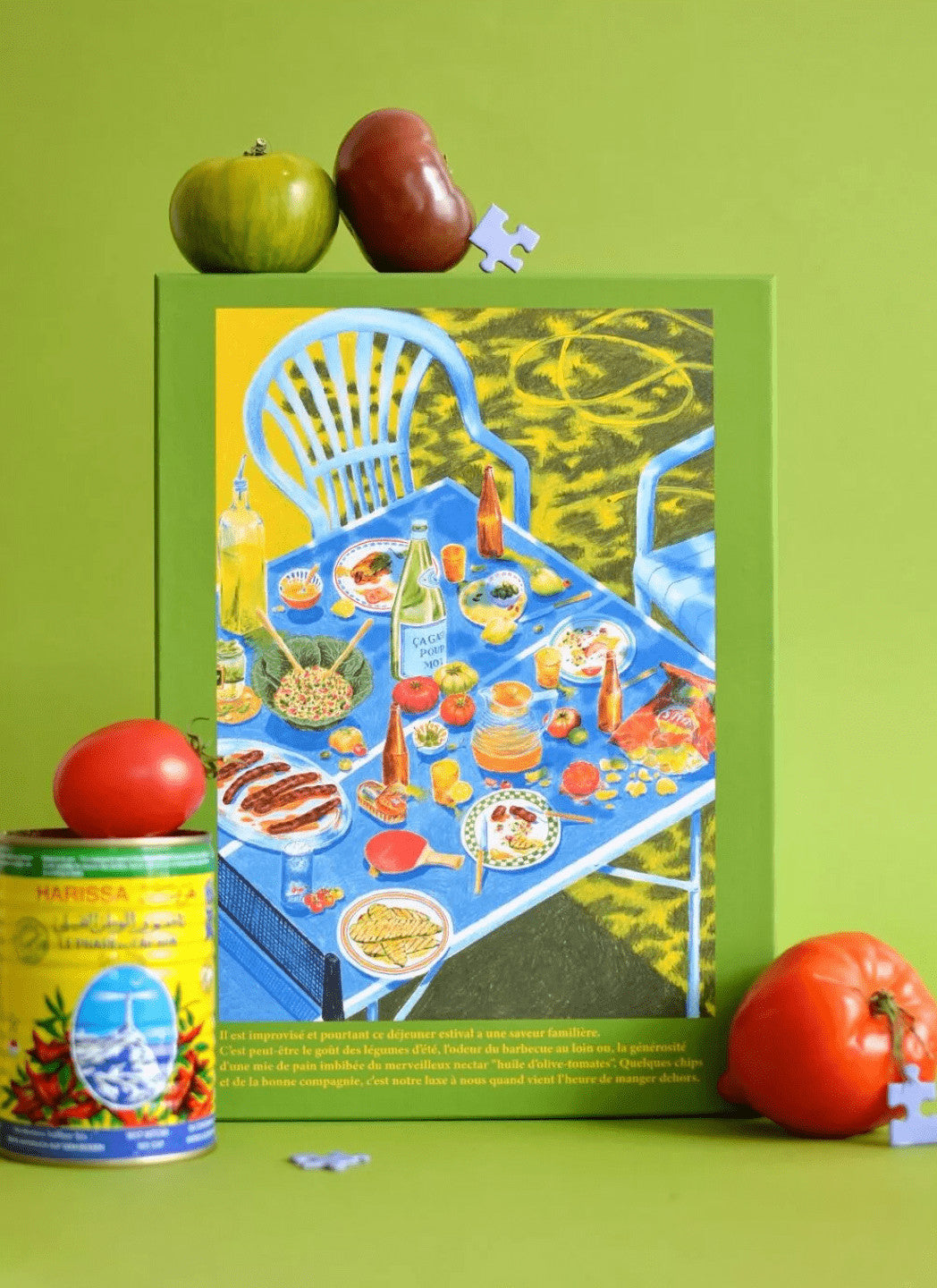 Puzzle Manger dehors — Jour férié , Lyon