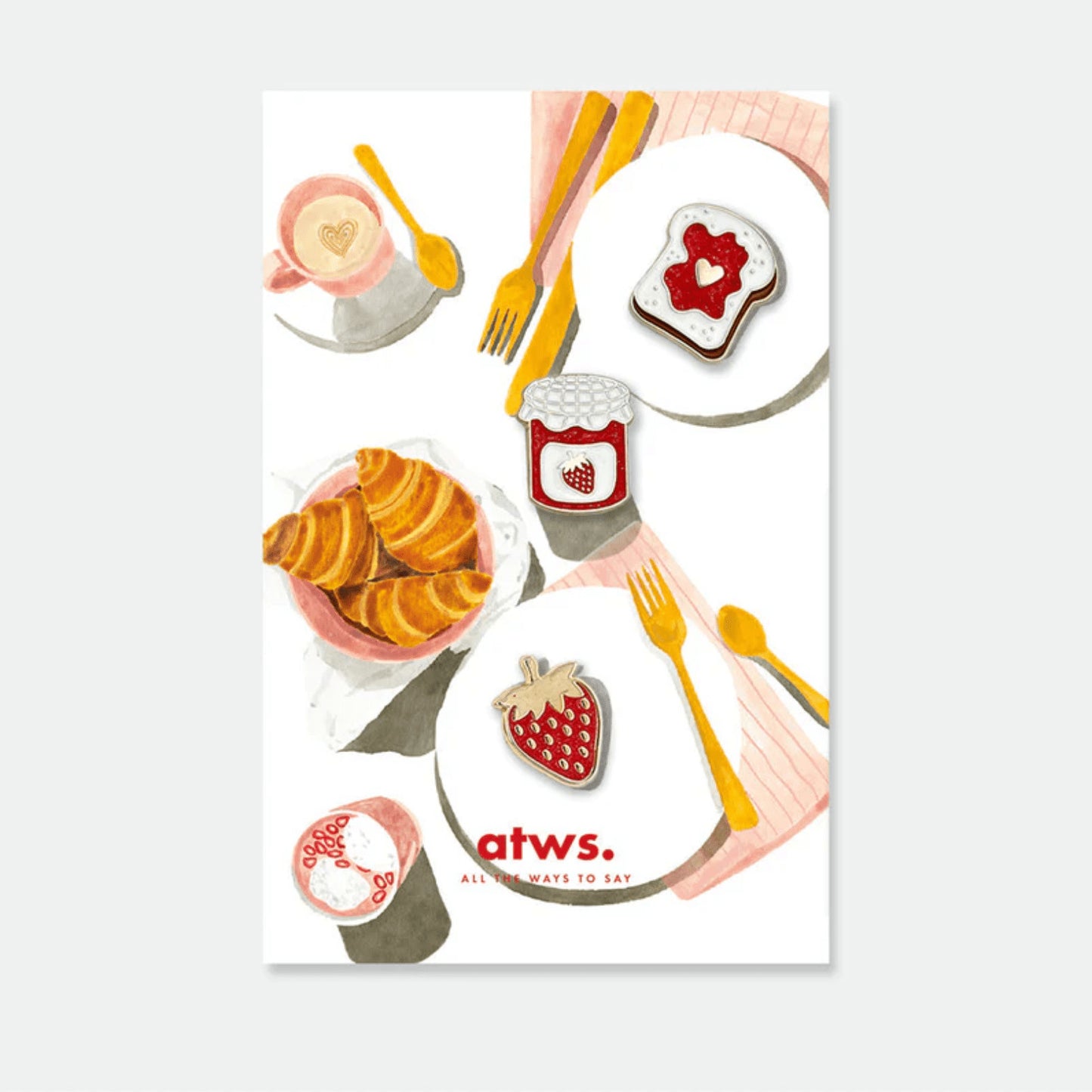 Trio de pins - Jam lover — All the ways to say , Lyon