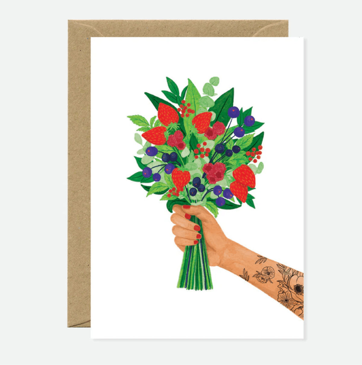 Carte Berries bouquet — All the ways to say , Lyon