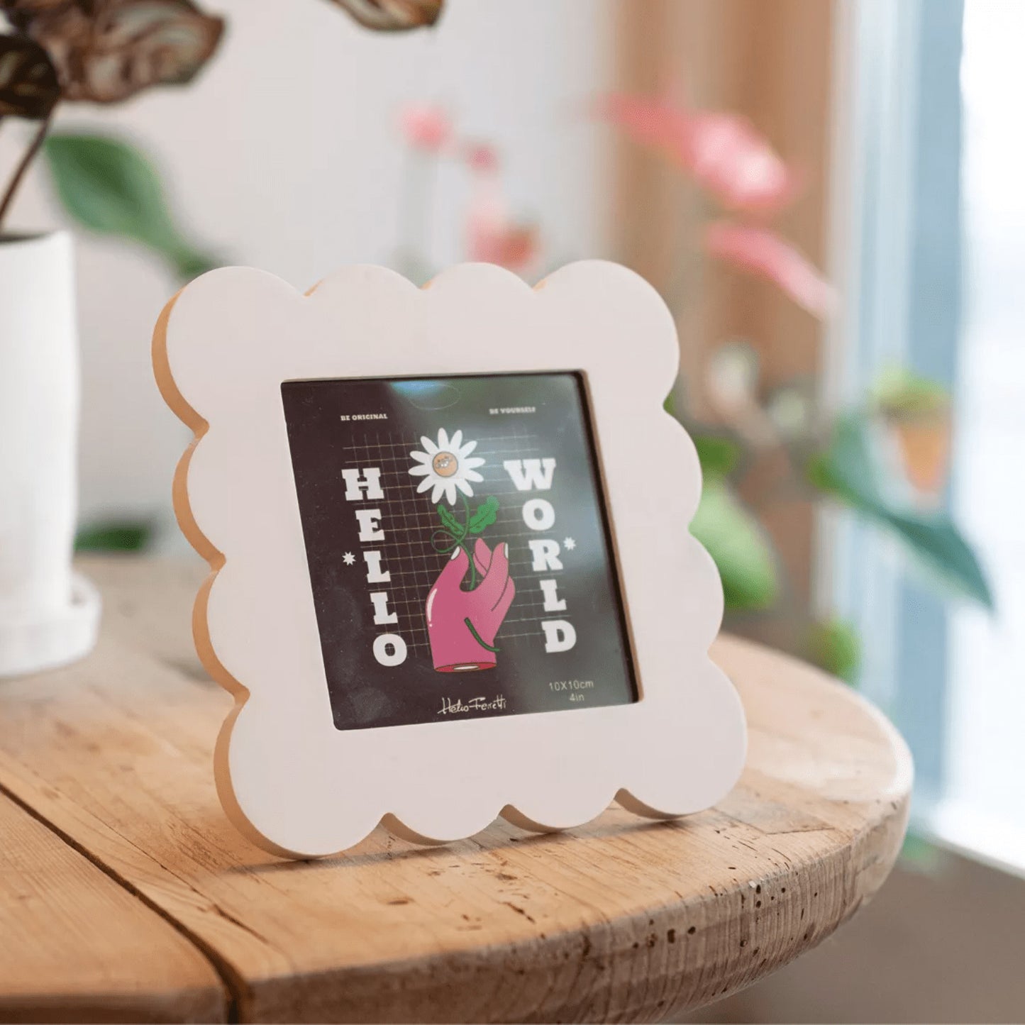 Cadre photo carré - Pétale beige — Helio Ferretti , Lyon