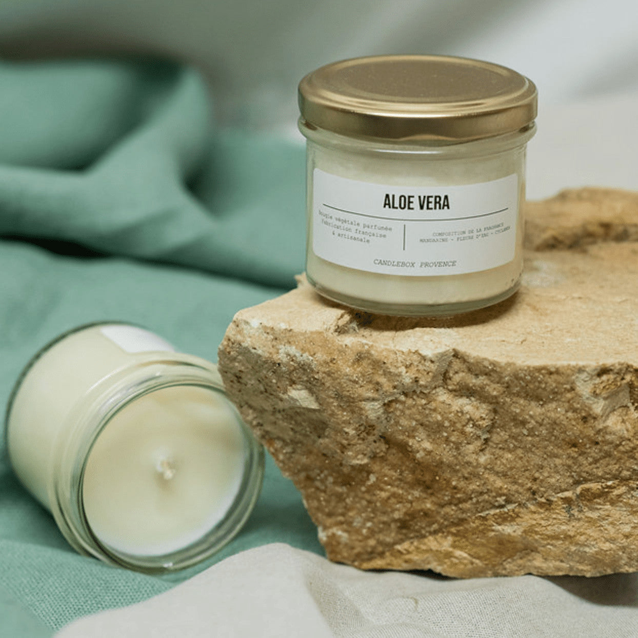 Bougie Aloe vera - 200g — Candlebox , Lyon