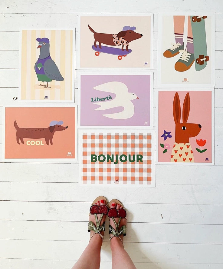 Affiche A3 - Cool chien