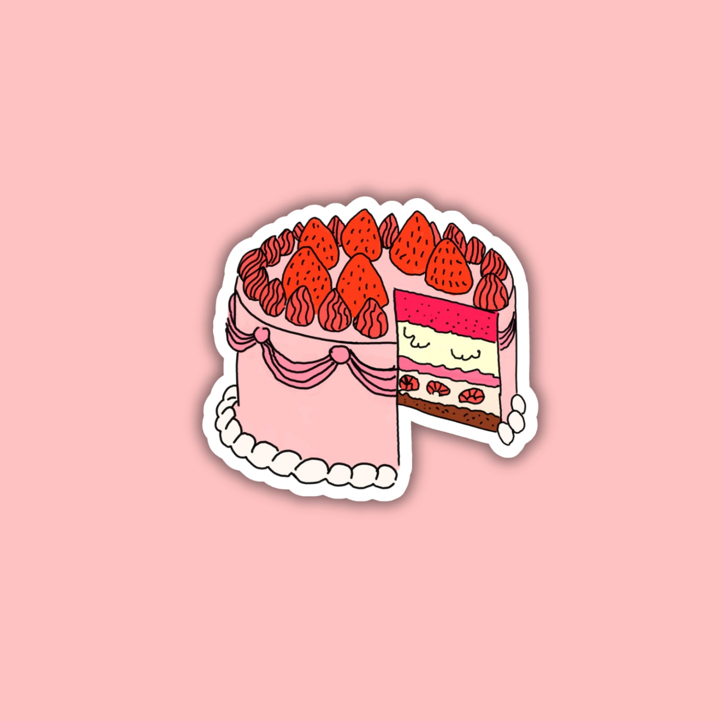 Sticker Fraisier