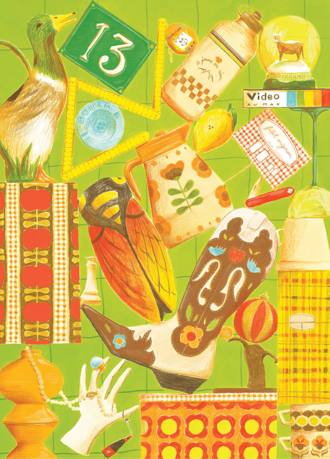 Puzzle Le vide-grenier — Jour férié , Lyon