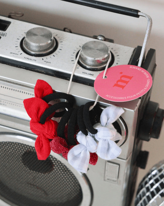 Lot de 6 élastiques baby Heidi - Painted love — Maho , Lyon