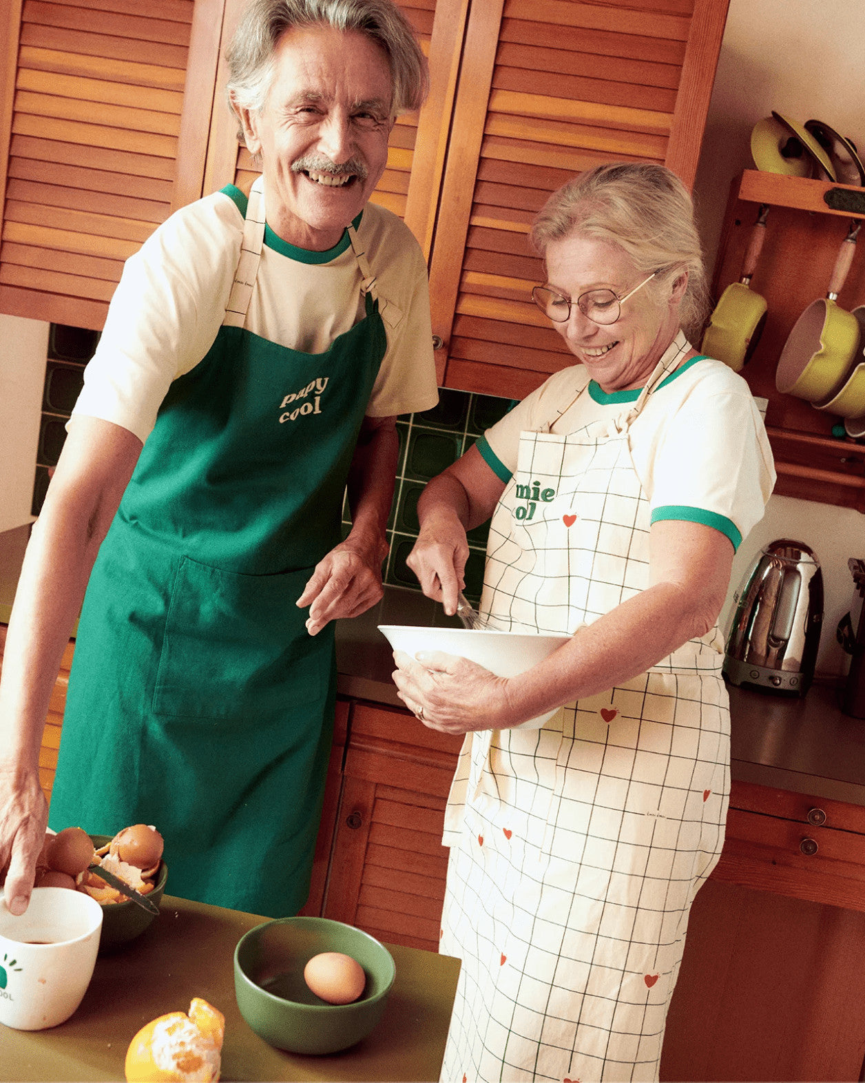 Tablier Papy cool - Vert sapin — Émoi émoi , Lyon