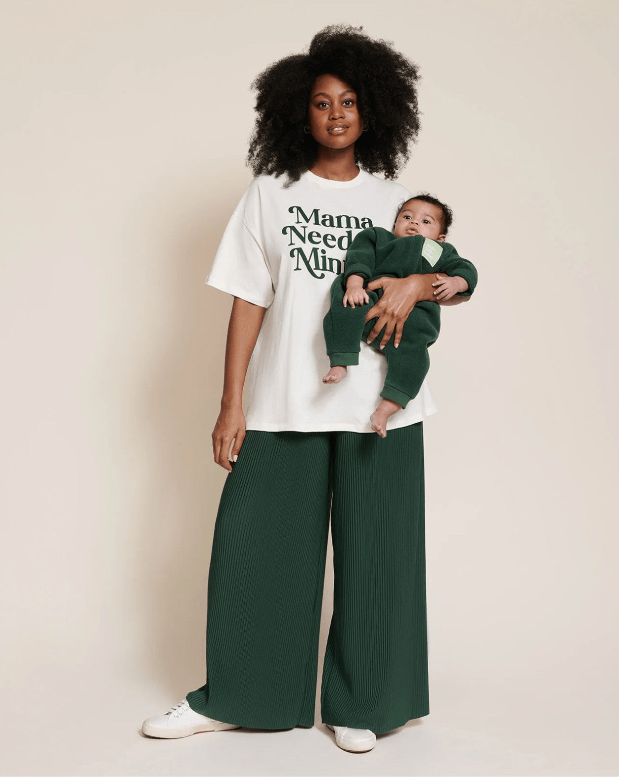 T-shirt Mama needs a minute - Blanc - Taille M — Émoi émoi , Lyon