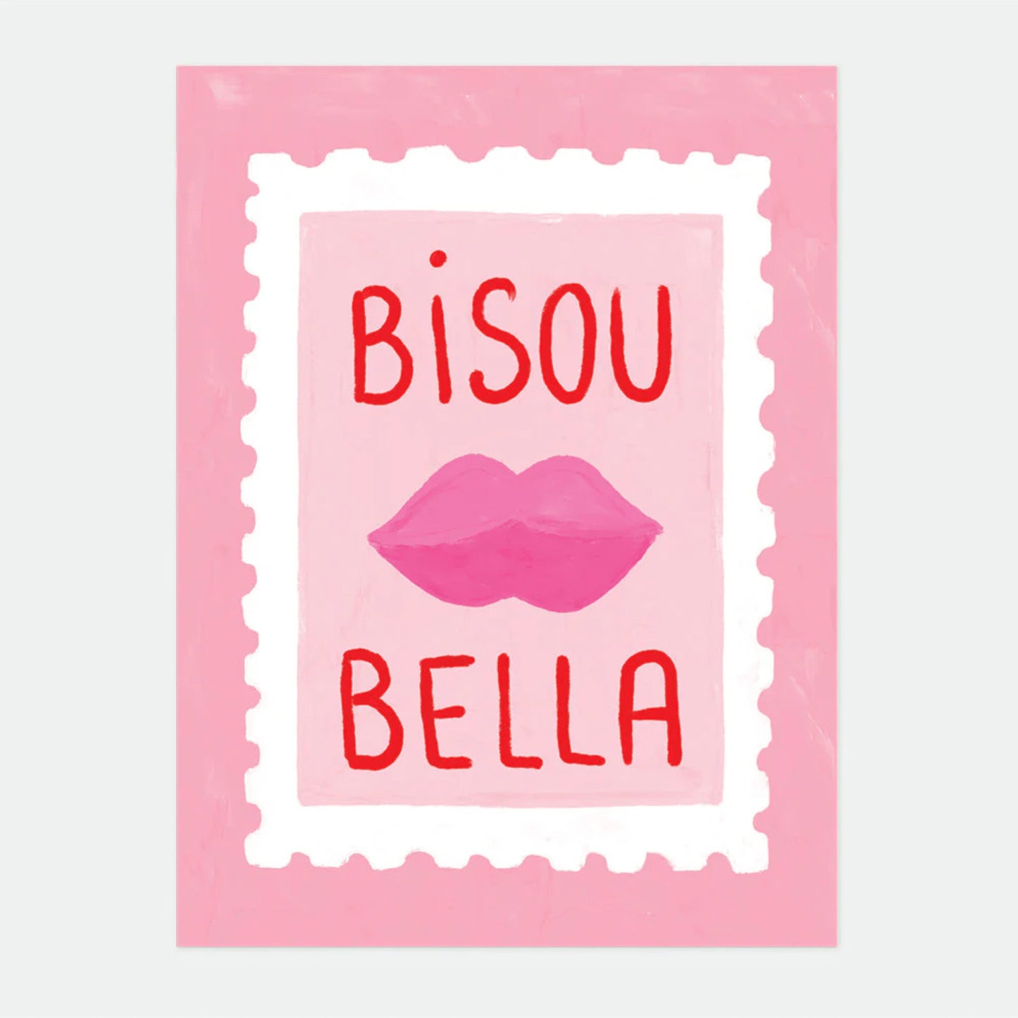 Affiche small - Bisou bella — All the ways to say , Lyon