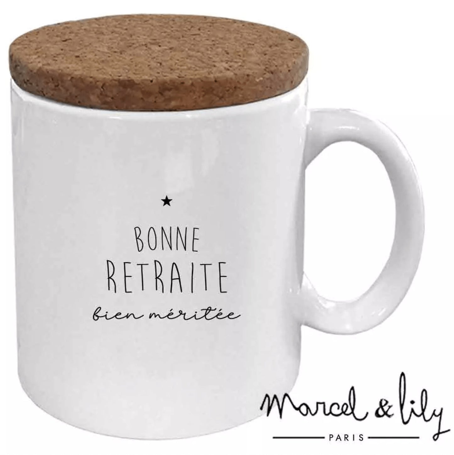 Mug avec couvercle Bonne retraite — Marcel & Lily , Lyon