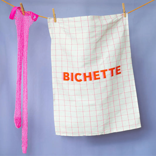 Torchon Les petits noms - Bichette — Pied de poule , Lyon