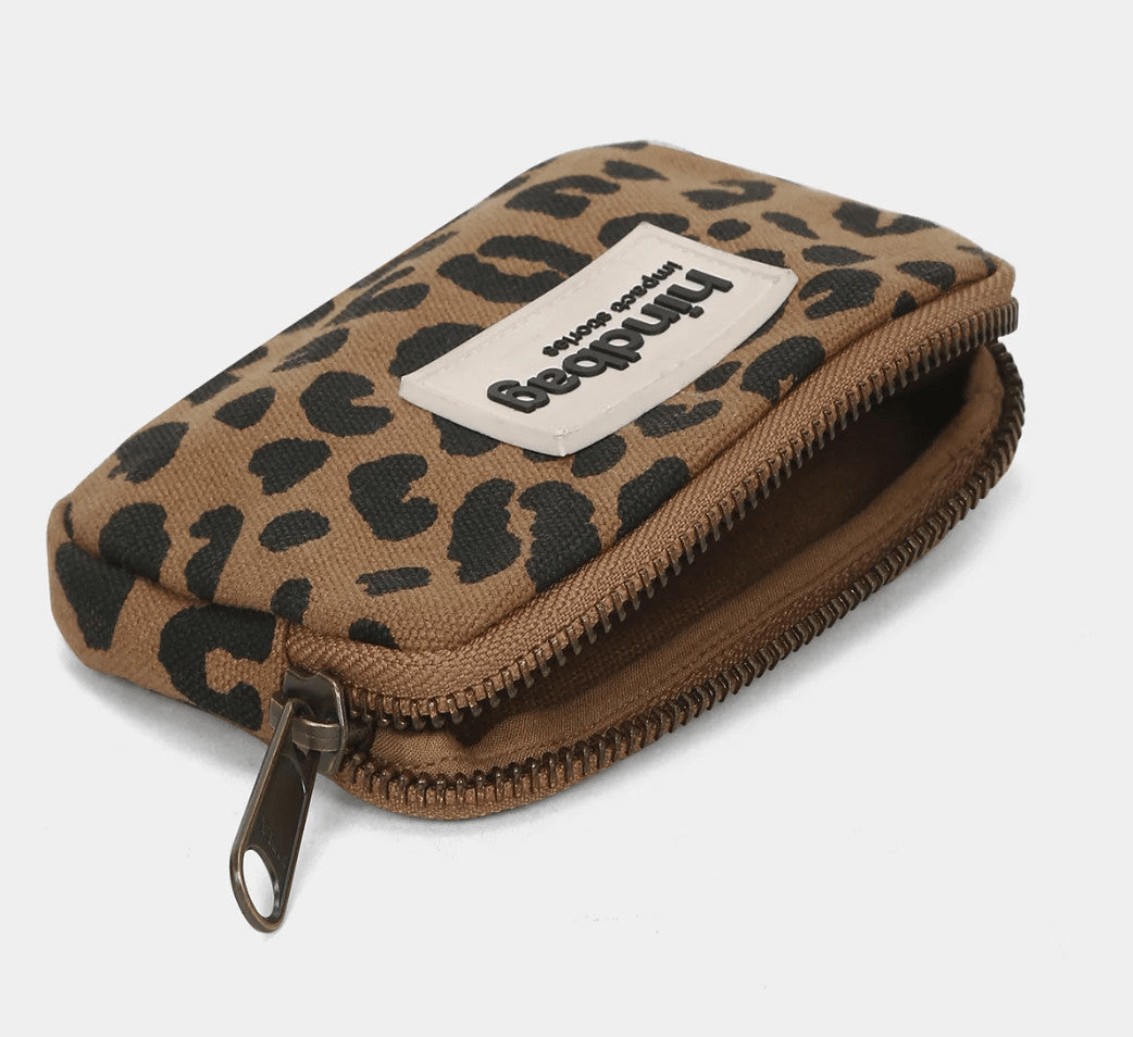 Porte-monnaie Lili - Léopard cannelle — Hindbag , Lyon