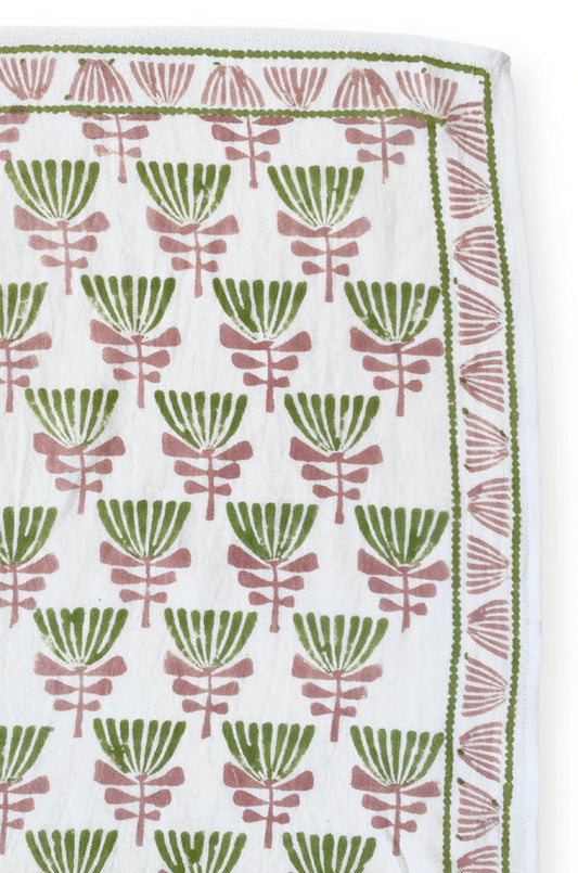 Big foulard Latika Tresse - Celery — Apaches collections , Lyon