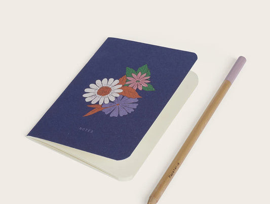 Carnet de poche Flower power parme — Season Paper , Lyon