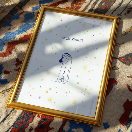 Affiche A4 - Notre richesse — Lavilletlesnuages , Lyon