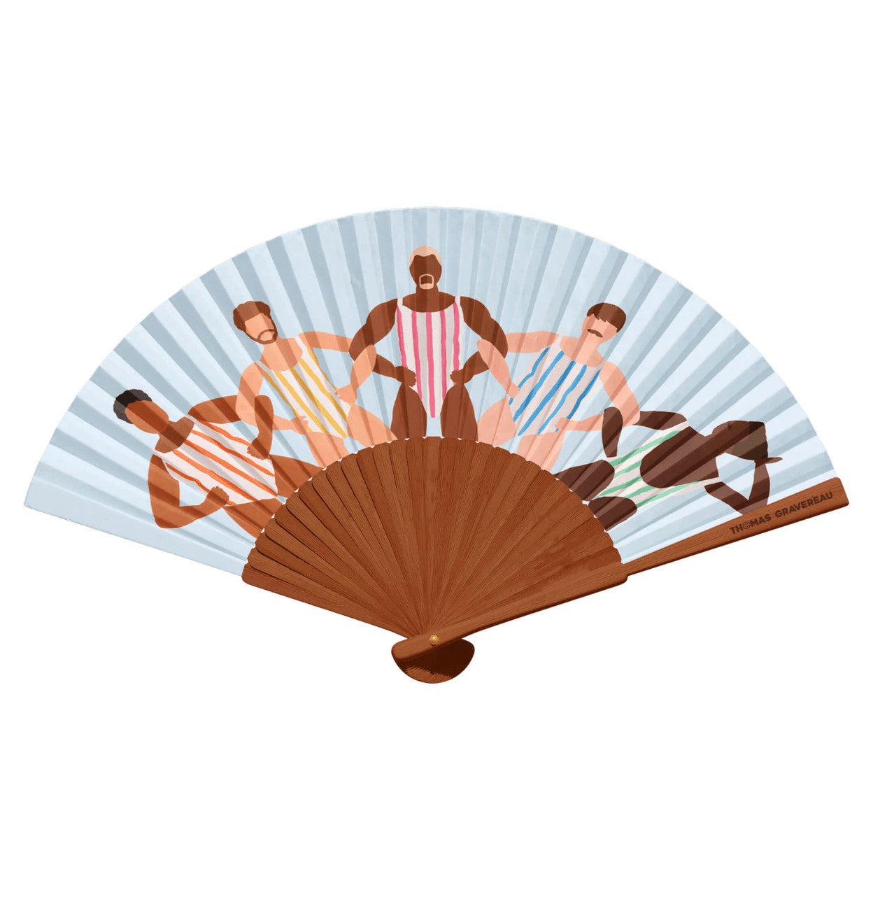 Éventail Les baigneurs — Thomas Gravereau , Lyon