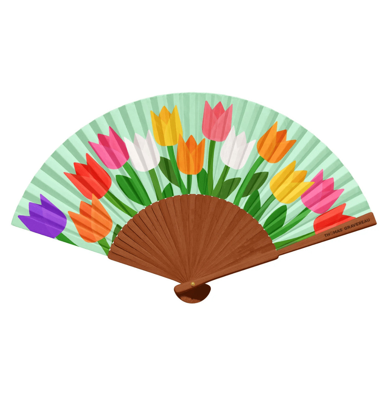 Éventail Tulipes — Thomas Gravereau , Lyon