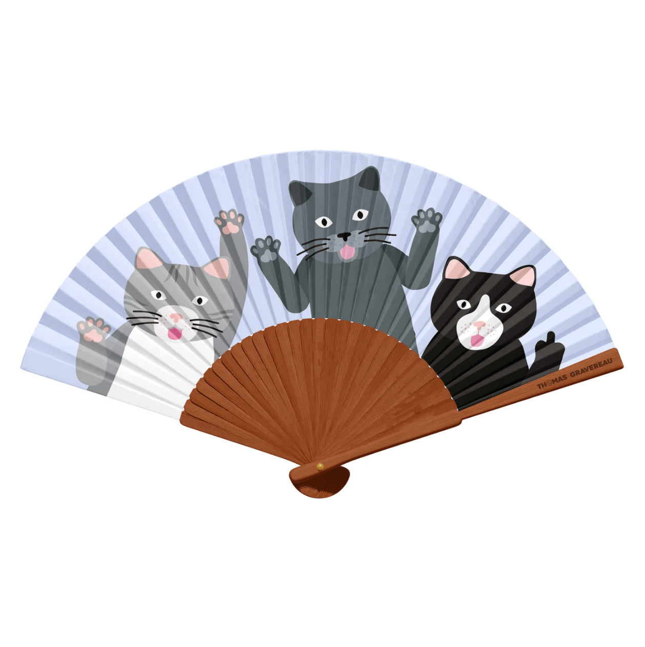 Éventail Kitty gang — Thomas Gravereau , Lyon