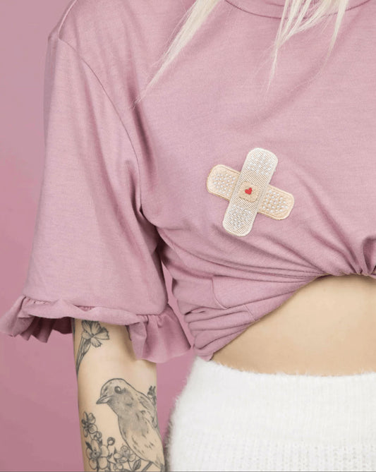 Patch thermocollant Pansement coeur — Malicieuse , Lyon