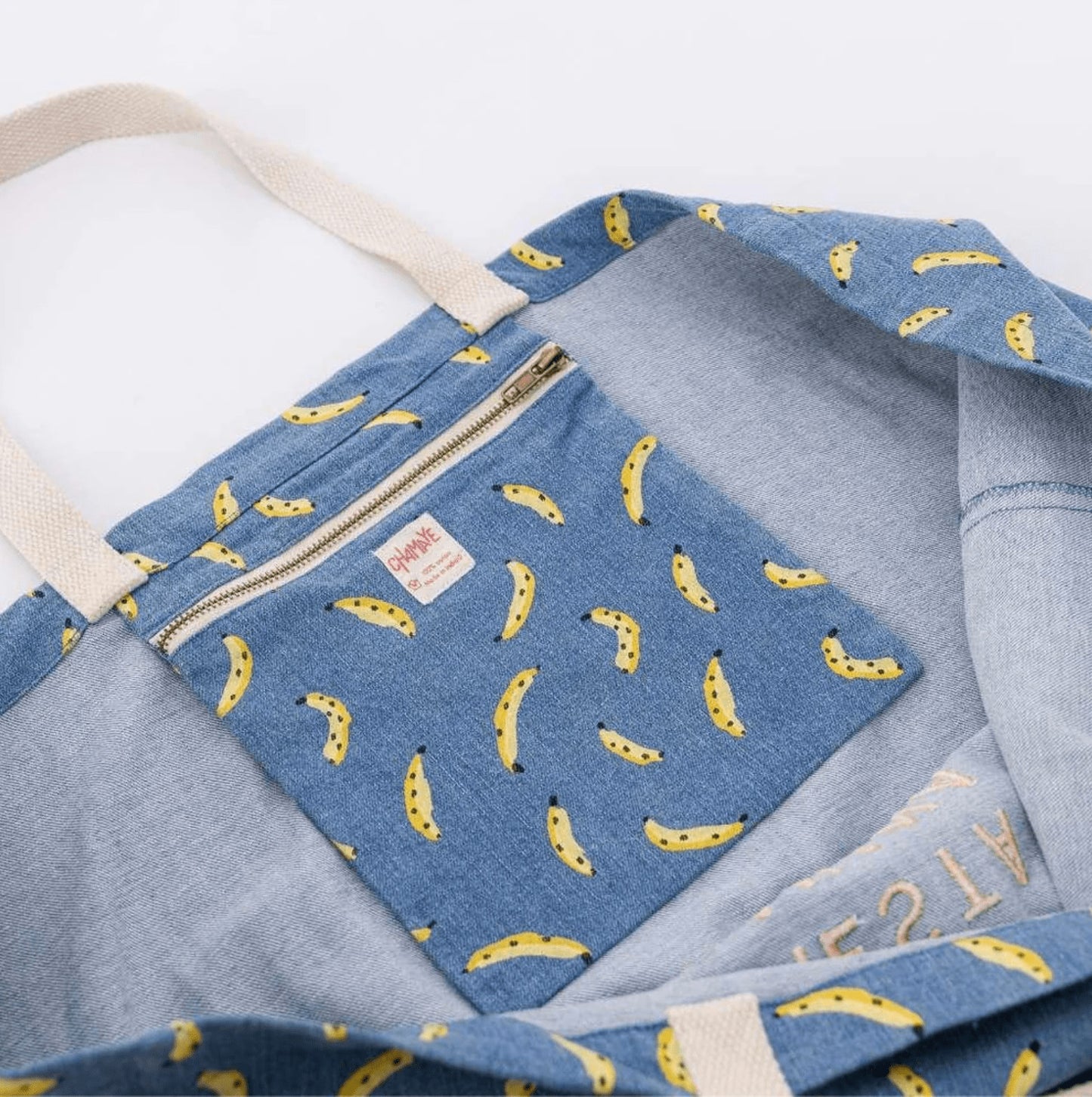 Cabas denim Siesta banana — Chamaye , Lyon