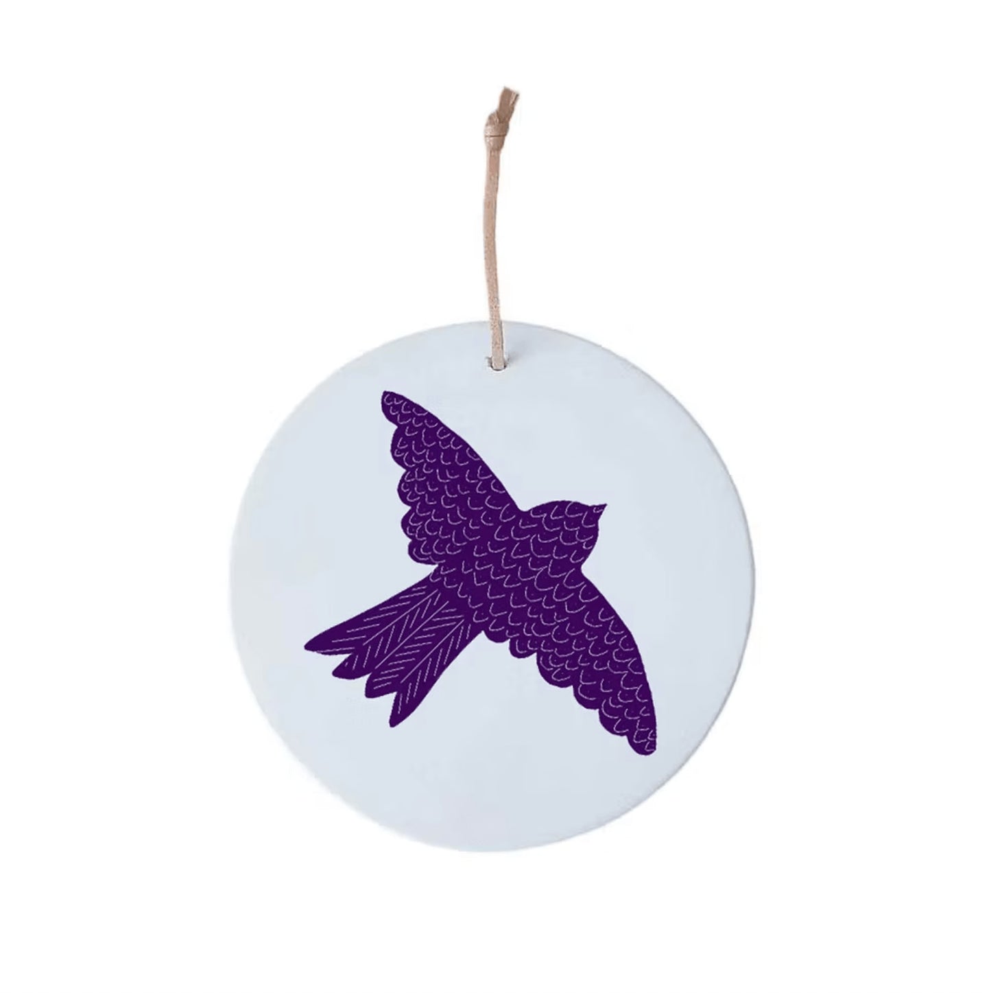 Médaillon Oiseau violet — Poussière des rues , Lyon