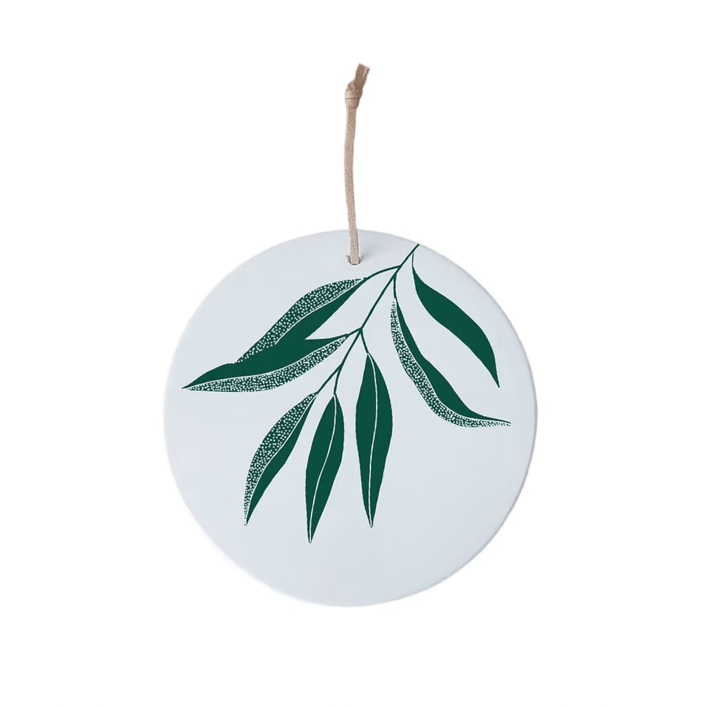 Médaillon Flora foliage - Vert — Poussière des rues , Lyon