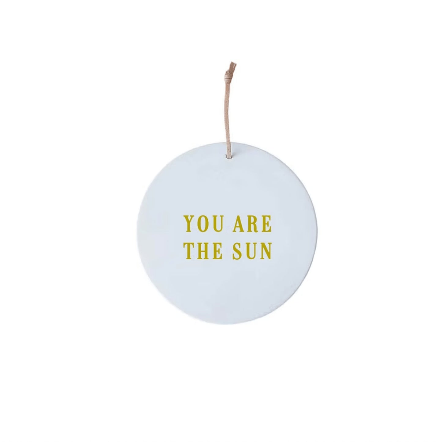 Petit médaillon You are the sun - Doré — Poussière des rues , Lyon