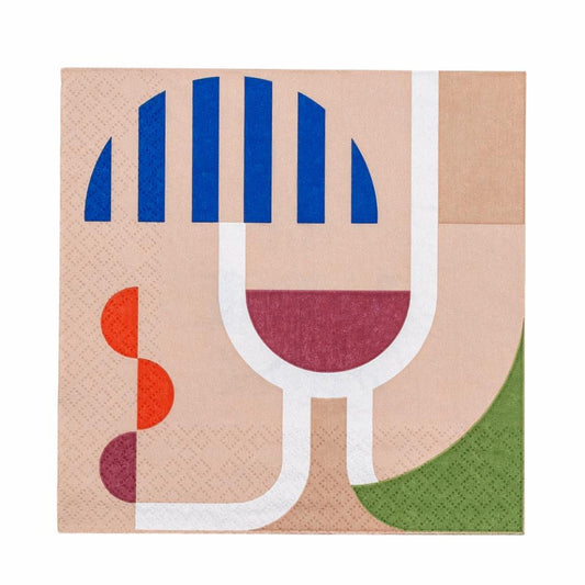 Serviettes en papier Wine — Bloomingville , Lyon