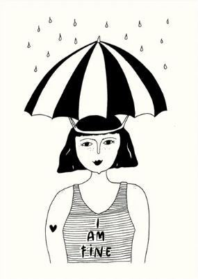 Carte I am fine — Helen b , Lyon