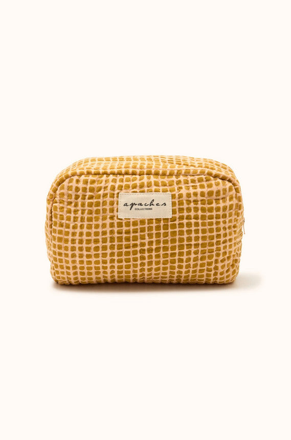 Petite trousse Gaya - Mosaïc tobacco — Apaches collections , Lyon