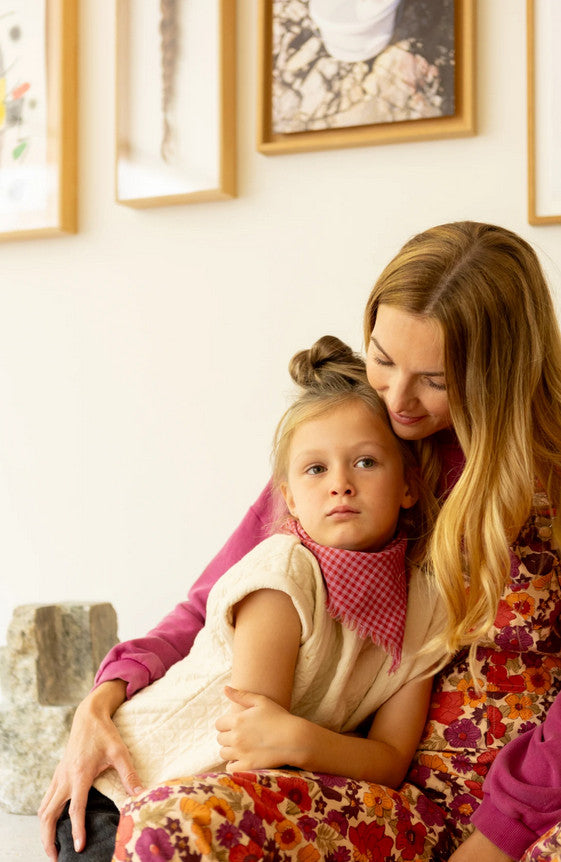 Small foulard Manika Khadi - Fuchsia — Apaches collections , Lyon
