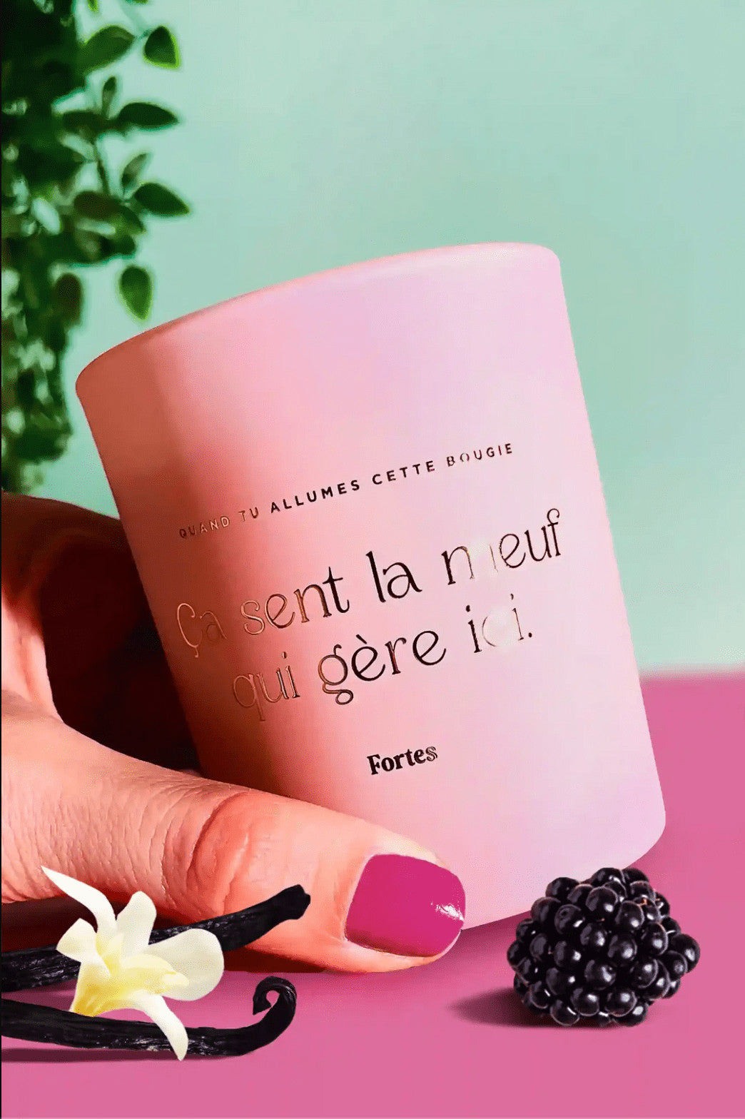 Bougie Gold vanille mûre - Tu gères meuf — Fortes , Lyon