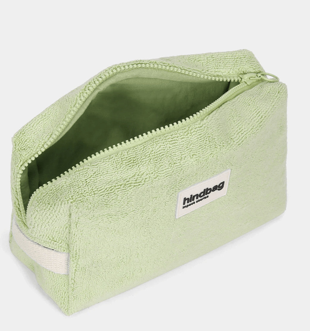 Trousse de toilette Leon - Eponge vert amande — Hindbag , Lyon