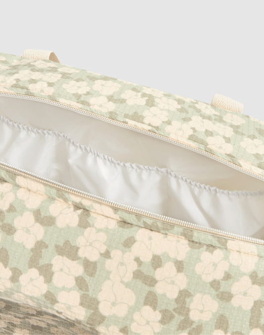 Sac à langer imperméable Opera - Green sakura — Nobodinoz , Lyon