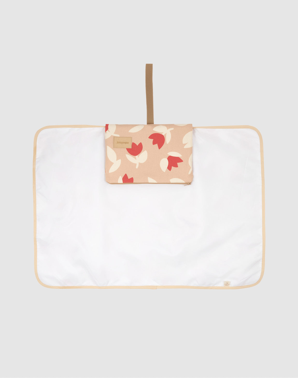 Tapis à langer imperméable Hyde Park - Red tulips — Nobodinoz , Lyon