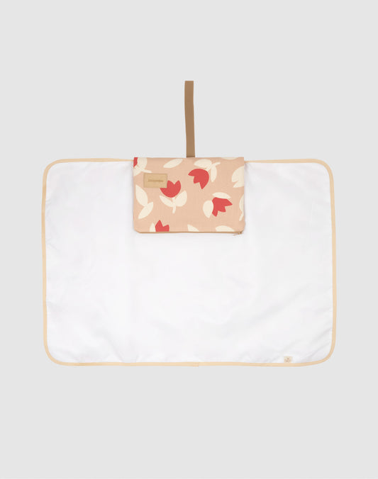 Tapis à langer imperméable Hyde Park - Red tulips — Nobodinoz , Lyon