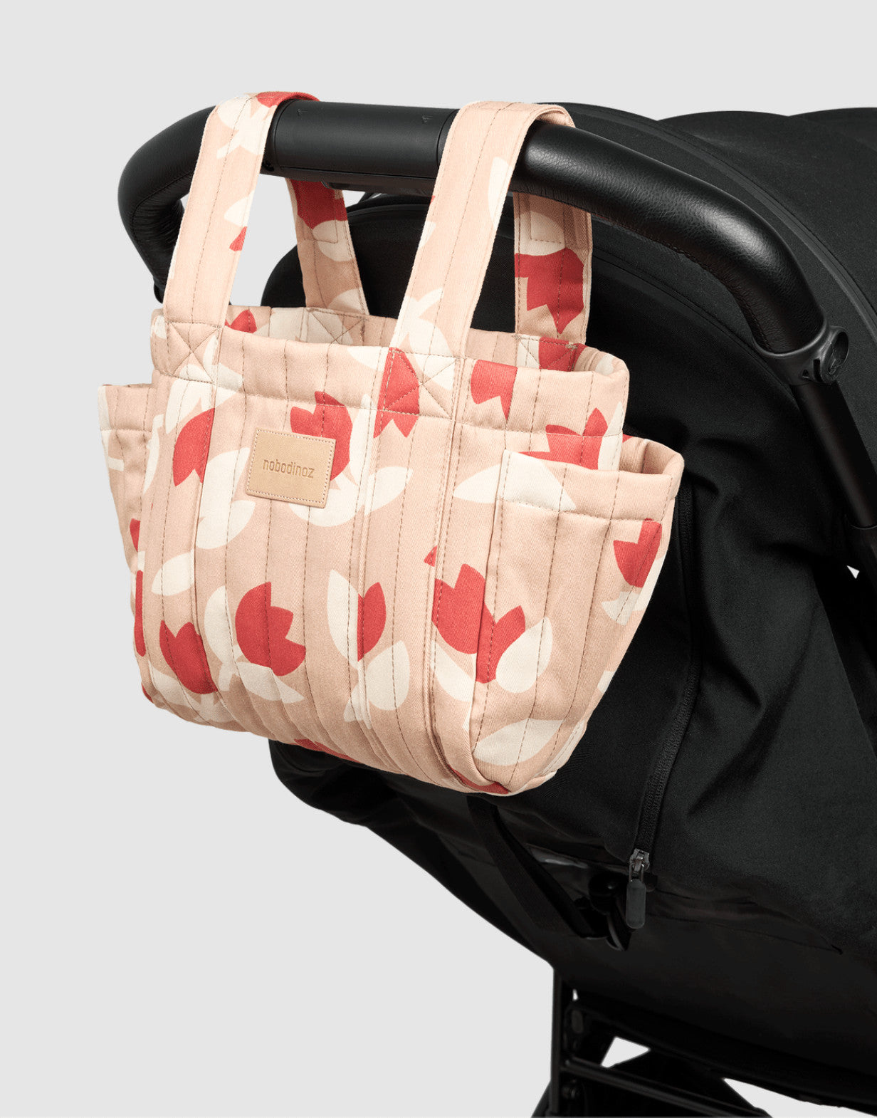 Organisateur de poussette Hyde Park - Red tulips — Nobodinoz , Lyon