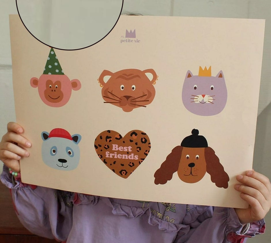 Affiche A3 - Best friends — Ma petite vie , Lyon