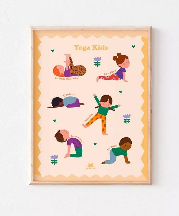 Affiche A3 - Yoga — Ma petite vie , Lyon