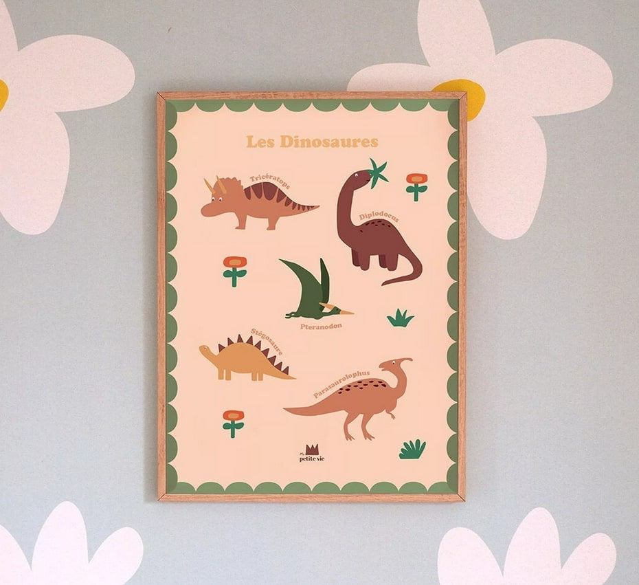 Affiche A3 - Dinosaure — Ma petite vie , Lyon
