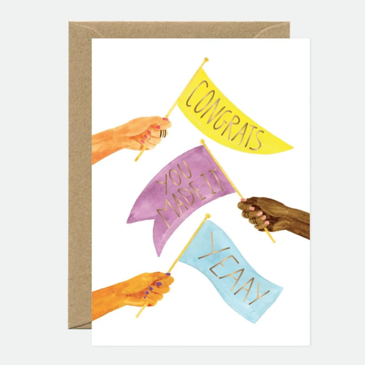 Carte Congrats flags — All the ways to say , Lyon