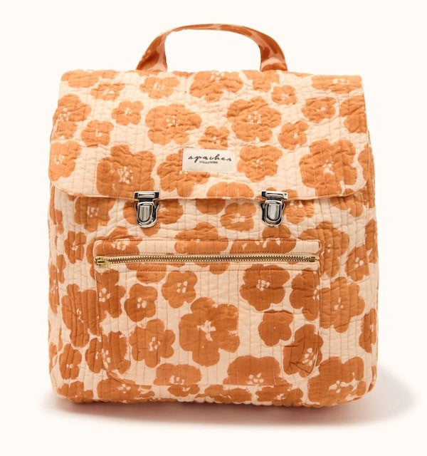 Sac-à-dos Luji - Flora bold orange — Apaches collections , Lyon