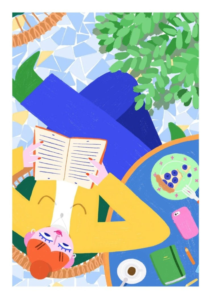 Affiche A3 - Café amour — Lavilletlesnuages , Lyon