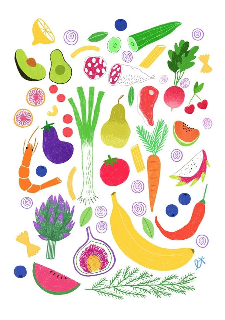 Affiche A3 - La cuisine — Lavilletlesnuages , Lyon