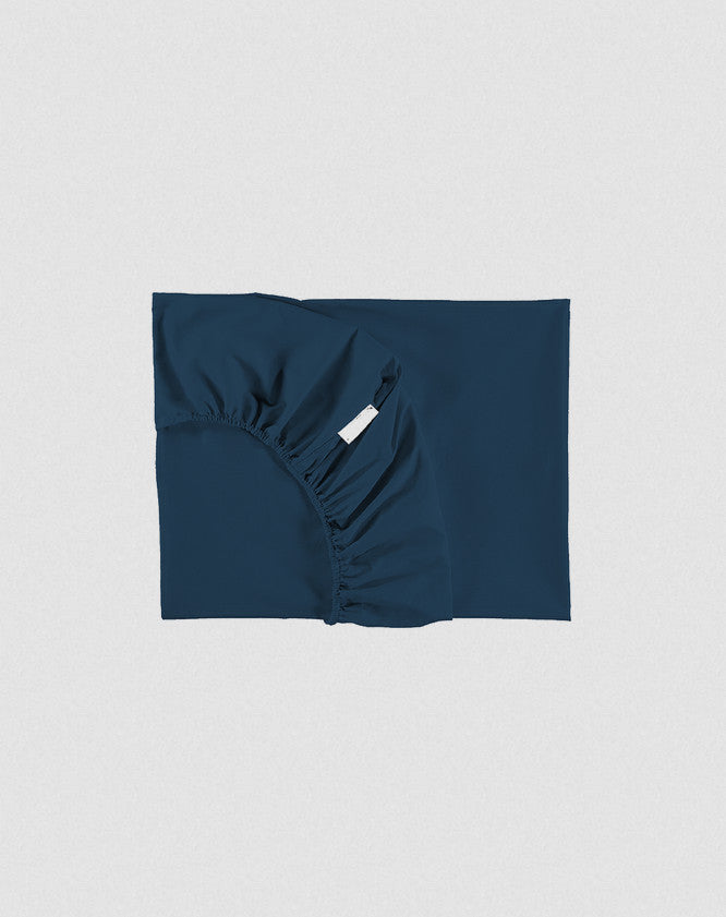 Drap housse berceau Tibet Night blue — Nobodinoz , Lyon